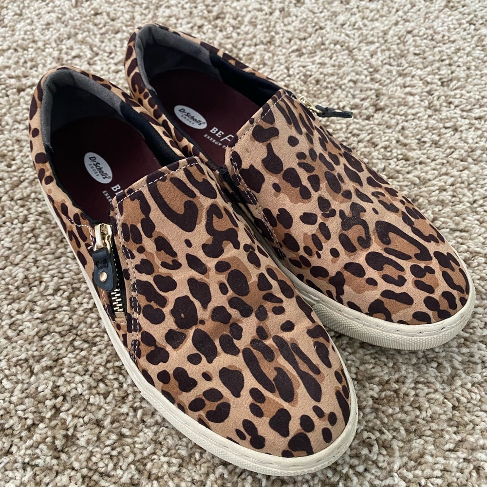 Dr. Scholl's Leopard Print Sneakers
